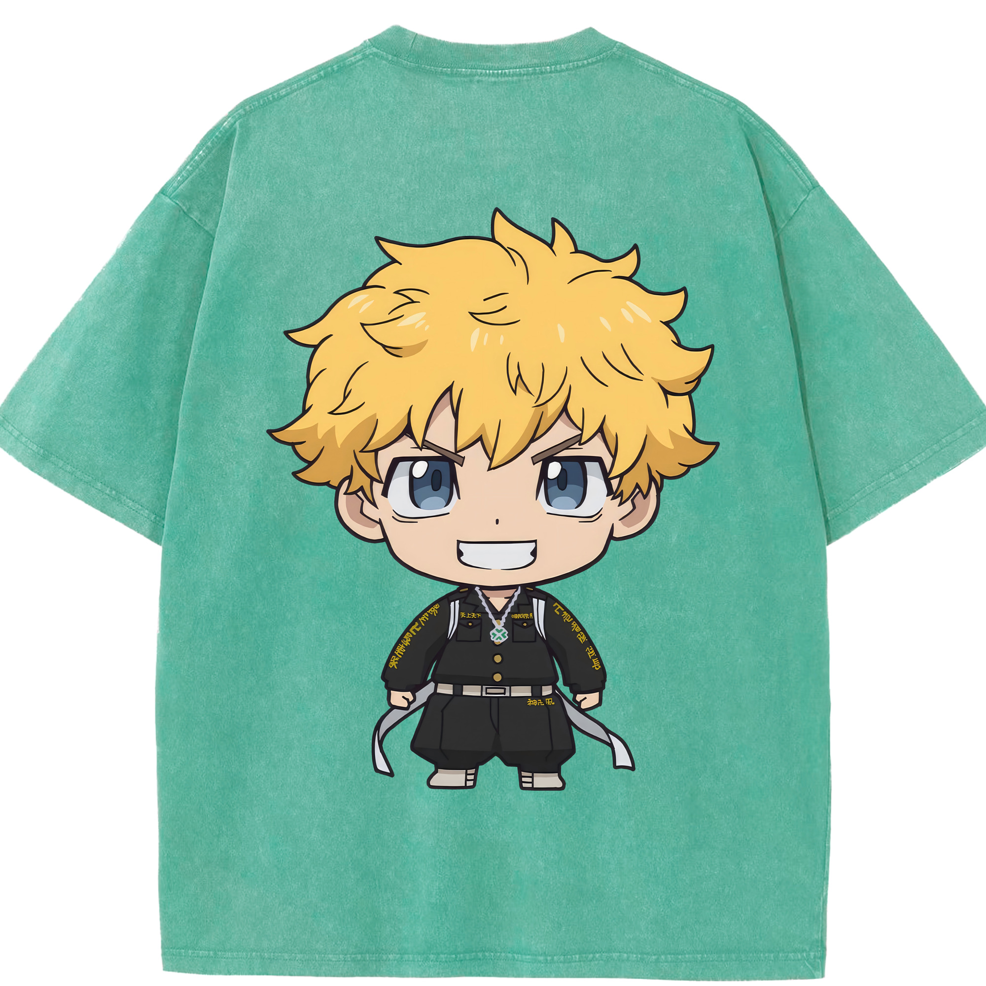 （画像用） 東京リベンジャーズ Tokyo Revengers 綿100% ヴィンテージ風 半袖Tシャツ（背面プリント）